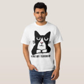 TUXEDO CAT Tシャツ、PANDA子猫Tシャツ Tシャツ (正面フル)
