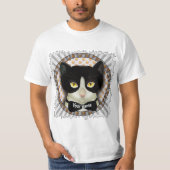 Tuxedo Cat   T-Shirt Tシャツ (正面)
