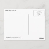 Tuxedo Kittenフォトアートポストカード ポストカード (裏面)