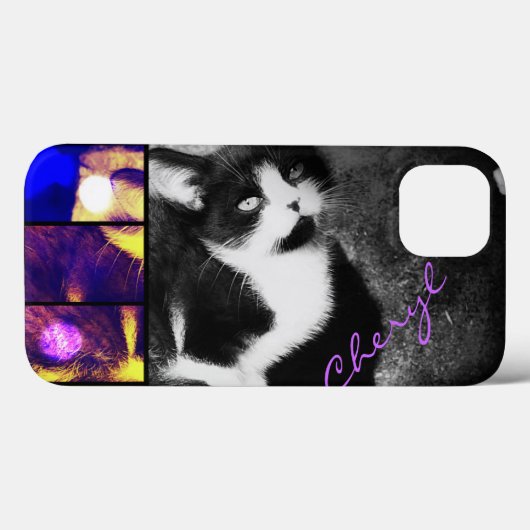 Tuxedo KittenフォトアートiPadエアーケース Case-Mate iPhoneケース (裏面 (横))