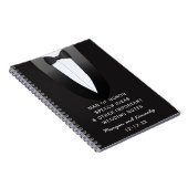 Tuxedo Man of Honor結婚's Speechアイディアノート ノートブック (右側)