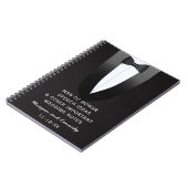 Tuxedo Man of Honor結婚's Speechアイディアノート ノートブック (左側)