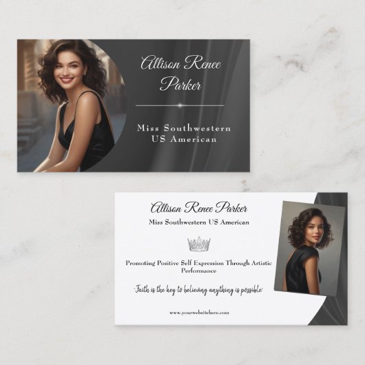 Tuxedo Shine Pageant名刺 名刺 (正面/裏面)