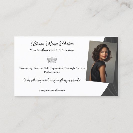 Tuxedo Shine Pageant名刺 名刺 (裏面)