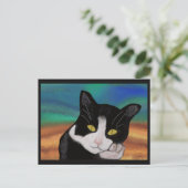 Tuxedo the Cat Postcard ポストカード (スタンド正面)