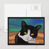 Tuxedo the Cat Postcard ポストカード (正面/裏面)