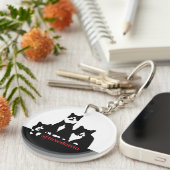 TuxedoTrio Keychain キーホルダー (正面右)