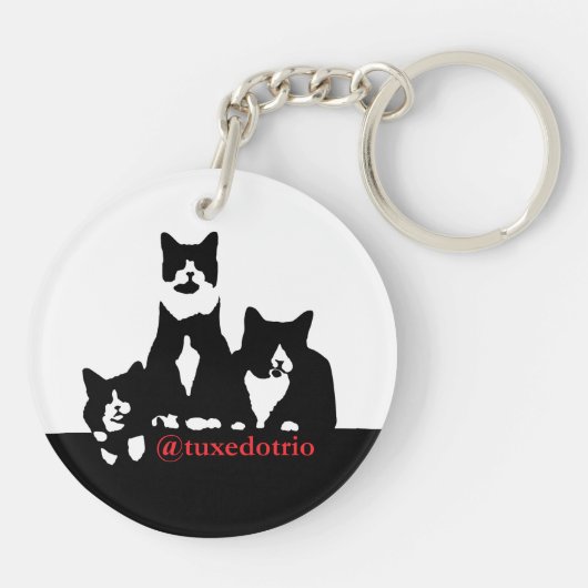 TuxedoTrio Keychain キーホルダー (裏面)