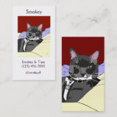 Tuxie猫の名刺 名刺 (正面/裏面)