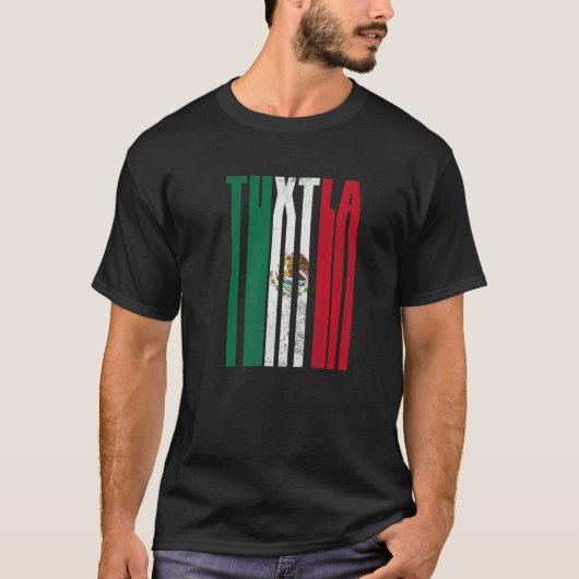 Tuxtla Gutiérrez Chiapas con Águila Mexicana Tシャツ (正面)