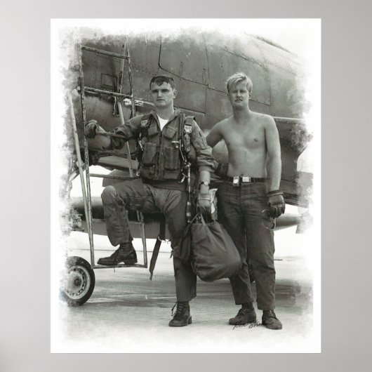 Tuy Hoa AFB Vietnam 69' Print ポスター (正面)