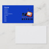 TVおよび電気器具修理名刺 名刺 (正面/裏面)