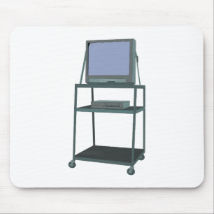 TVおよびVCRカート教室80s 90sおもしろい学校 マウスパッド