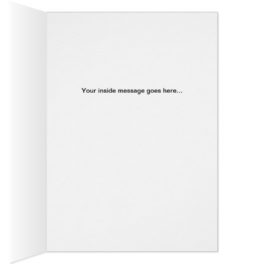 TVお気に入りのが漫画のおもしろいグリーティングカードを浸す (内側 (右))