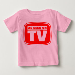TVで見たようにカスタマイズ- ベビーTシャツ