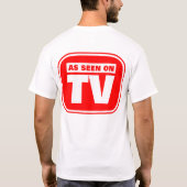TVで見られる Tシャツ (裏面)