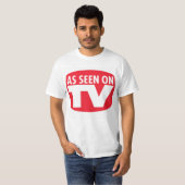 TVのおもしろいなワイシャツで見られる Tシャツ (正面フル)