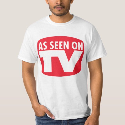 TVのおもしろいなワイシャツで見られる Tシャツ (正面)