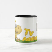 TVの常習者 マグカップ (中央)