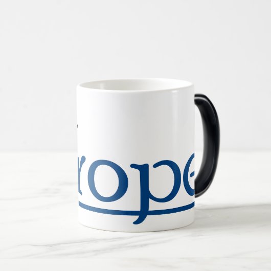 TVの比喩の衰退のマグ モーフィングマグカップ (正面右)