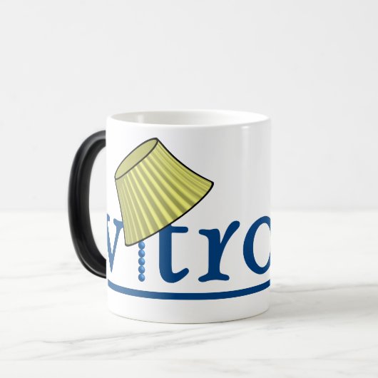 TVの比喩の衰退のマグ モーフィングマグカップ (正面左)