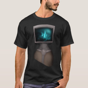 TVの頭部 Tシャツ