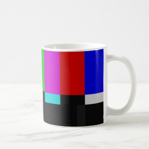 TVは色テストを禁止します コーヒーマグカップ