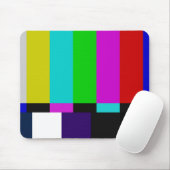 TVは色テストを禁止します マウスパッド (マウス)