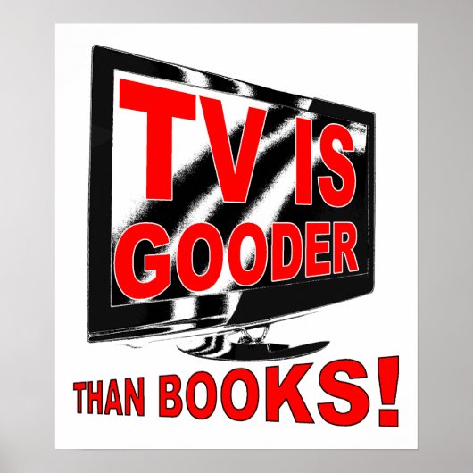 TVはGooderのおもしろいなポスターです ポスター (正面)