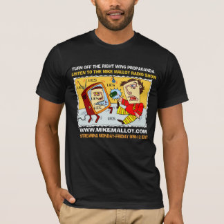 TVを消して下さい Tシャツ