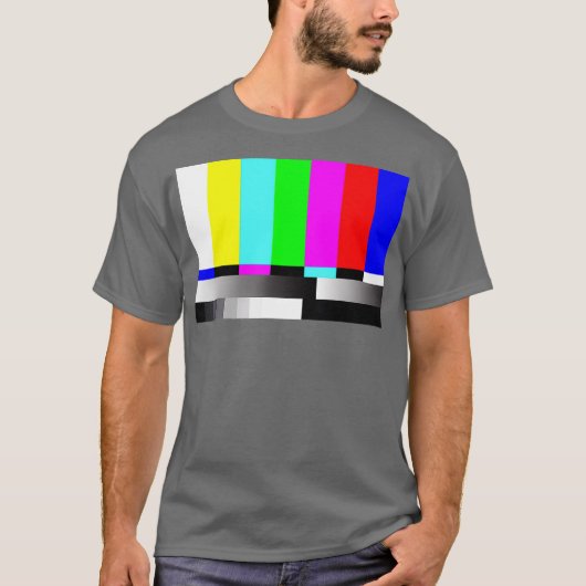 TVエラーバーテストパターン Tシャツ (正面)