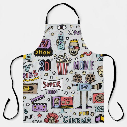 TVシリーズドードルおもしろい:ヴィンテージセット。 エプロン (正面)