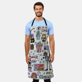 TVシリーズドードルおもしろい:ヴィンテージセット。 エプロン (着用した状態)