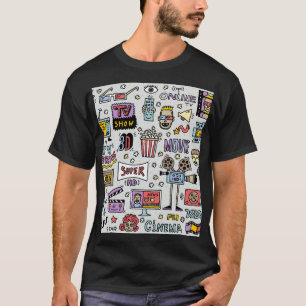 TVシリーズドードルおもしろい:ヴィンテージセット。 Tシャツ