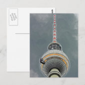 Tvタワー(Fernsehturm)、ベルリン(tv2) ポストカード (正面/裏面)