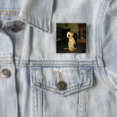 TVダッかわいらしシュントに座るか見る 缶バッジ (インサイチュ)