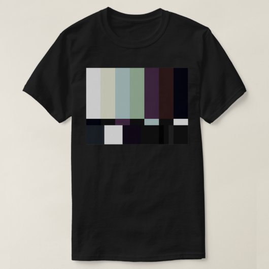 TVテストカード Tシャツ (デザイン正面)