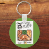 TVディナーレトロキーチェーン キーホルダー (正面)