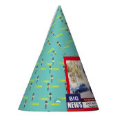 TVニュースおもしろいメンズ50誕生日40th 60 パーティーハット (左)