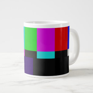 TVバーの色検査 ジャンボコーヒーマグカップ
