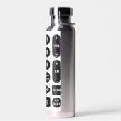 TVリモコン（VCRボタン付き） ウォーターボトル (左面)