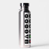 TVリモコン（VCRボタン付き） ウォーターボトル (右面)