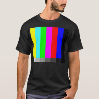 TVレトロカラーバーヴィンテージデザイン Tシャツ