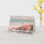 *~* TV2バラ海海悔やみや弔慰ラブライト カード (黄色い花)