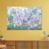*~* TV2ヴィンテージ絵画ラベンダー薄紫 キャンバスプリント (インサイチュ (リビング))
