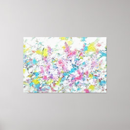 *~* TV2抽象芸術薄紫Art Stretted Canvas Print キャンバスプリント