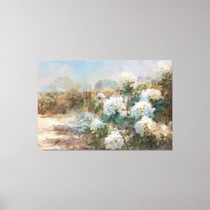 *~* TV2砂ビーチあじさいアートCanvas Print キャンバスプリント