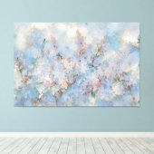 *~* TV2薄紫ヴィンテージArt Stretted Canvas Print キャンバスプリント (インサイチュ (ウッドフロア))