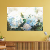*~* TV2 Blue Pink Hydrangea Canvas Print キャンバスプリント (インサイチュ (リビング))