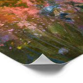 *~* TV2 Ethereal野生の花の池リリーパッド16:9 ポスター (角)